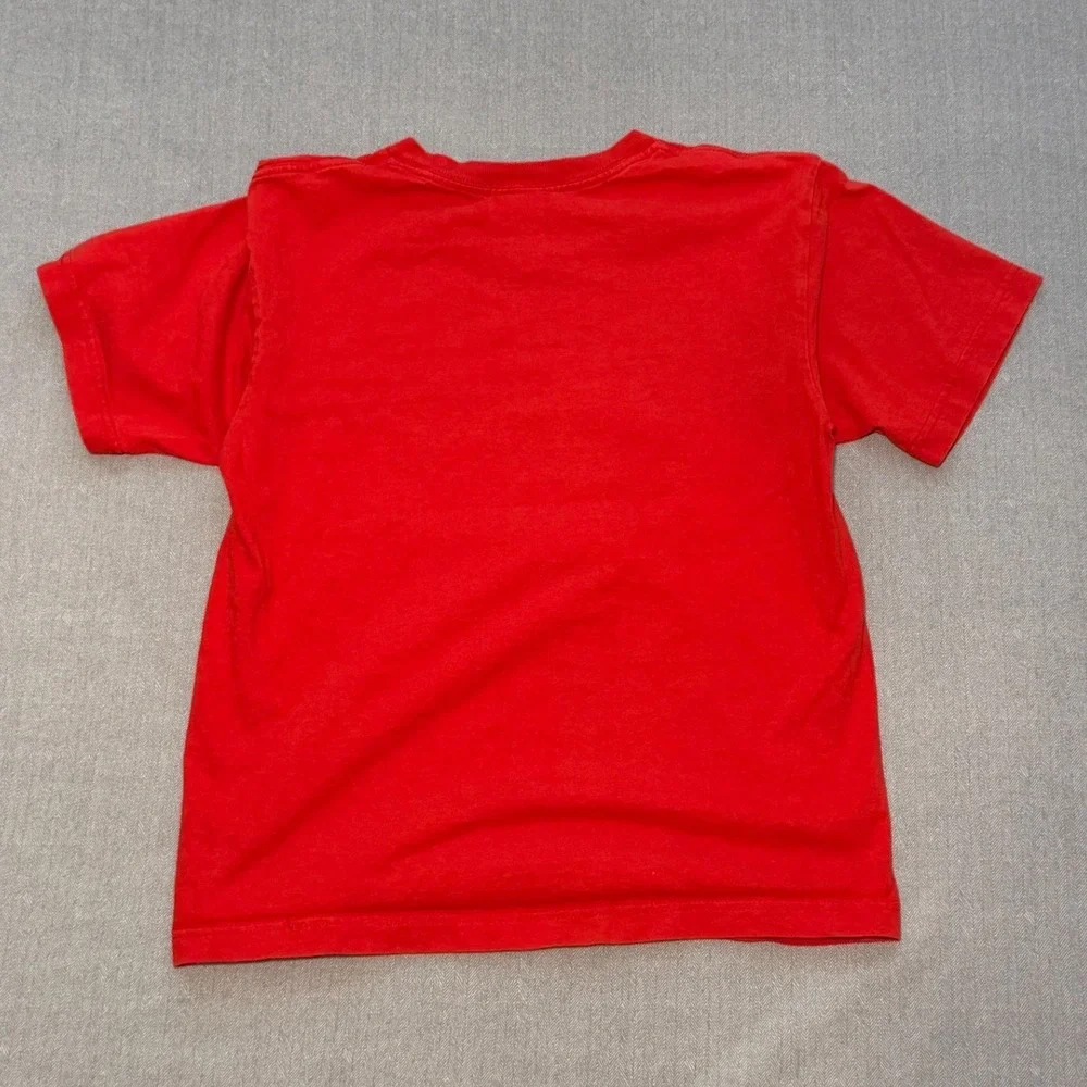 Y2K Nike Cincinnati Reds Center Swoosh Graphic T-Shirt Youth Size Large